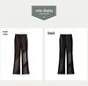 Women's High Waist Slimming PU Leather Flare Pants - Autumn/Winter 2024