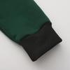 Men Zip Up Long Sleeve Pullover Casual Color Block Hooded Sweatshirt Drawstring Sport Winter Jacket With Pocket