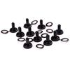 10Pcs 12Mm Dia Toggle Switch Waterproof Rubber Cover Cap Waterproof Boot Cap