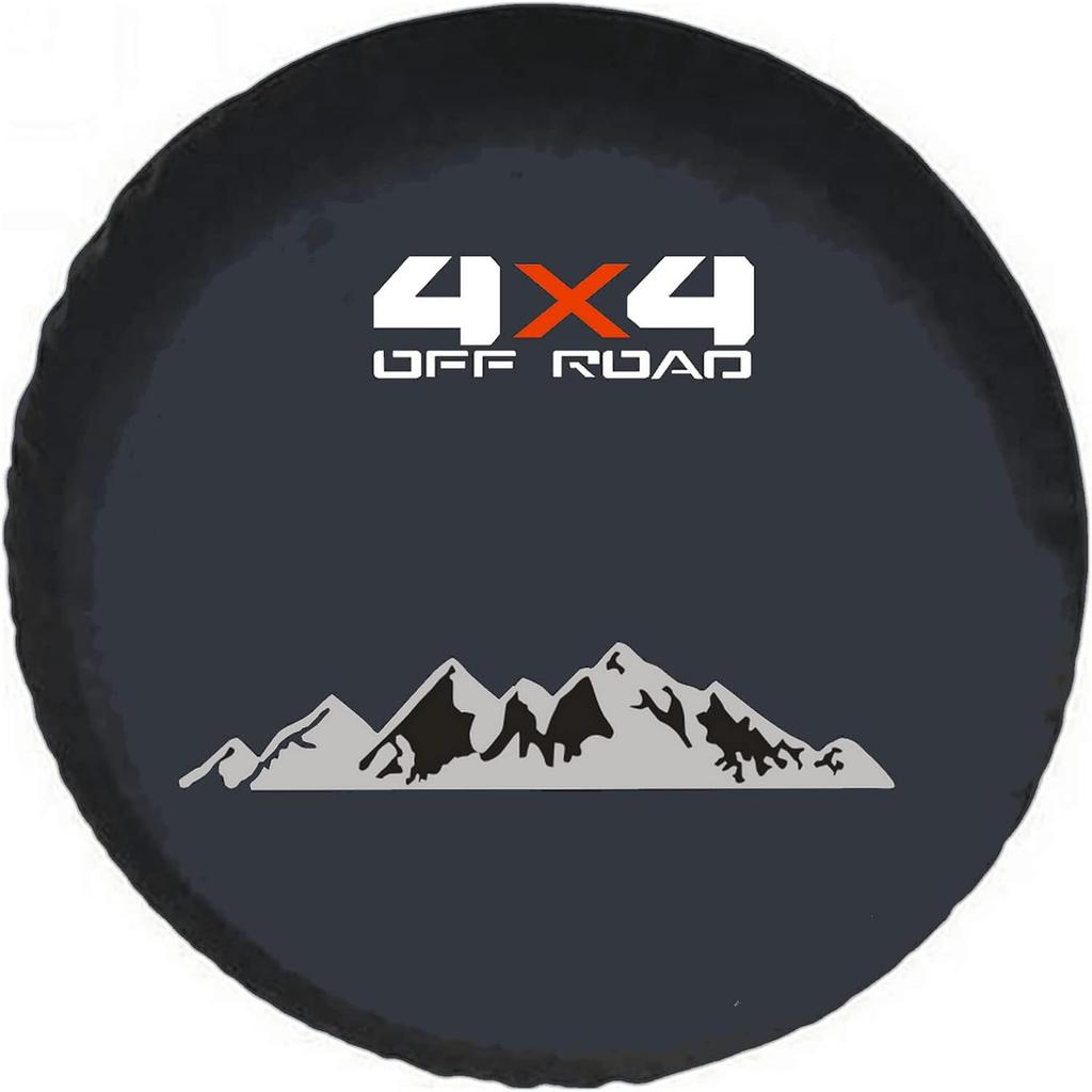 For Land Rover Discovery, Jeep SUVs, Toyota RAV4 Spare Tire Cover, Spare Wheel Cover, Tire Cover Protector (M Size, 225/65R17, 225/60R18, 235/55R19)