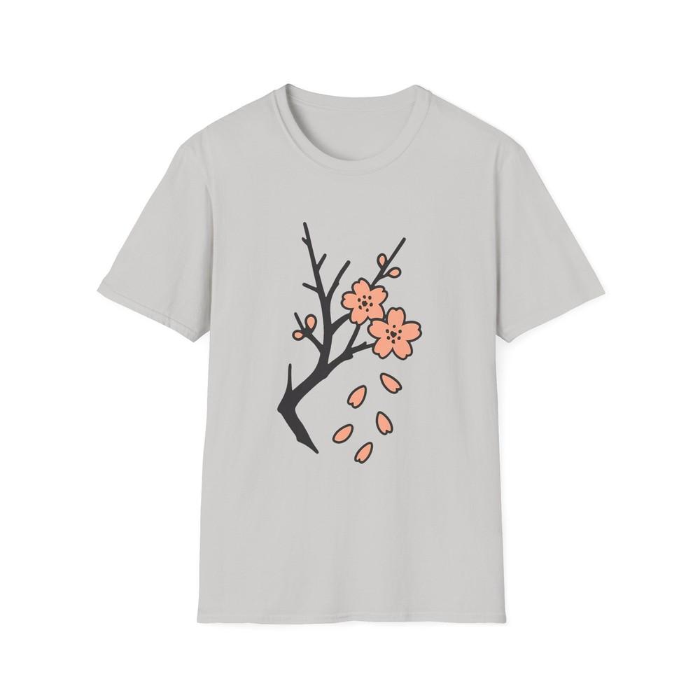 

Unisex Softstyle Cherry Blossom Branch T-Shirt – Floral Streetwear M