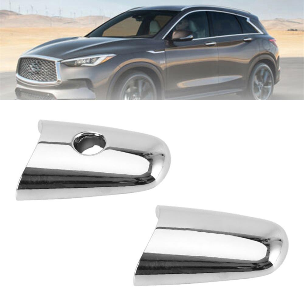 Pair Front Door Escutcheon Outside Handle Cover For Nissan Armada 2017-20
