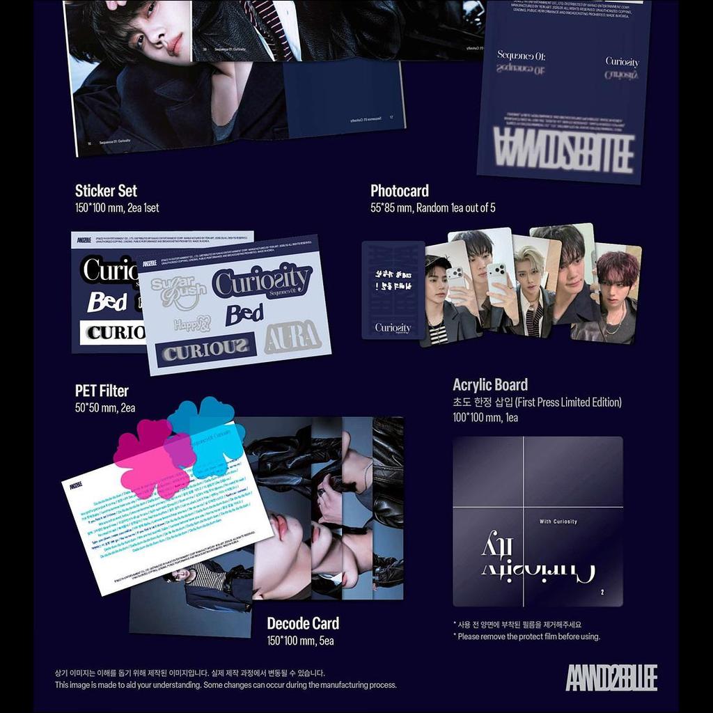 AND2BLE [Sequence 01 Curiosity] 1st Mini Album (Unnatural ver. / Gazed ver. / Break ver.) + Free Gift