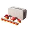 Office tea business gifts gradual change kung fu tea set portable travel tea set household light luxury ceramics