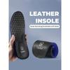Leather & Latex Sports Insole, Cowhide Insole, Shock Absorption Cushioned Shoe Inserts for Women Men Sneakers Shoes, Casual Shoes