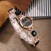 Minimalist Alloy Quartz Watch For Women With Elegant Jewelry Clasp For Fashion Gifts