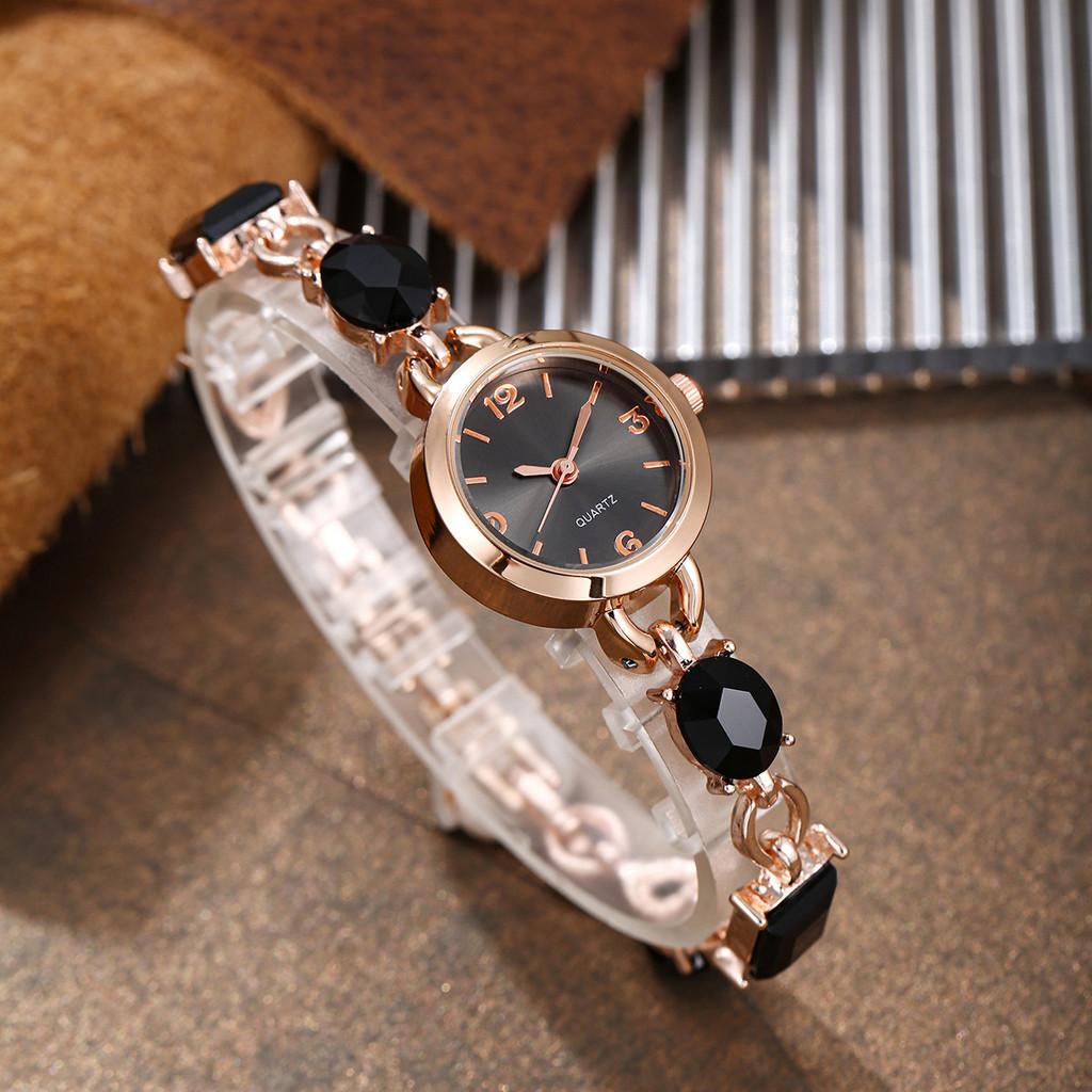 Minimalist Alloy Quartz Watch For Women With Elegant Jewelry Clasp For Fashion Gifts