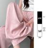 Spring 2025 New Chinese Jacquard Satin Wide-Leg Ice Silk Pants – Women's Popular Casual Style