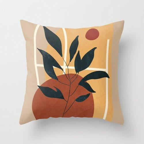 Nordic New Abstract Pillowcase Geometric Pattern Living Room Sofa Cushion Cover Home Decoration