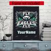 Philadelphia Eagles Personalized Name Diamond Paintings Mosaic Wall Round Diamond Art Painting Kits Embroidery Crystal Accessories Frameless
