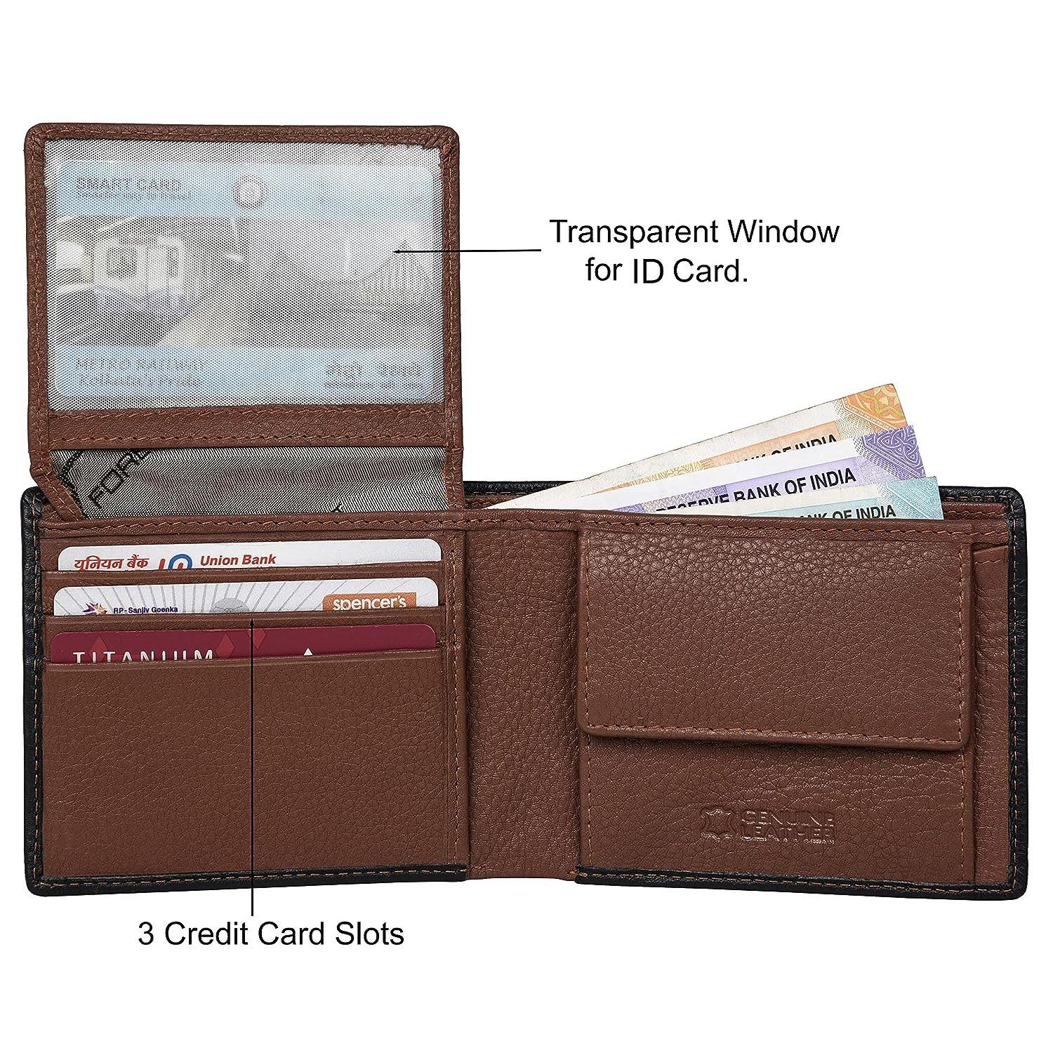 Мужской кожаный кошелек Kyle — фото 4