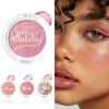 5 Colors Blush Palette Pearlescent Brightening Powder Cheek Tint Blusher Contour Shimmer Highlighter Palette Face Rouge Makeup