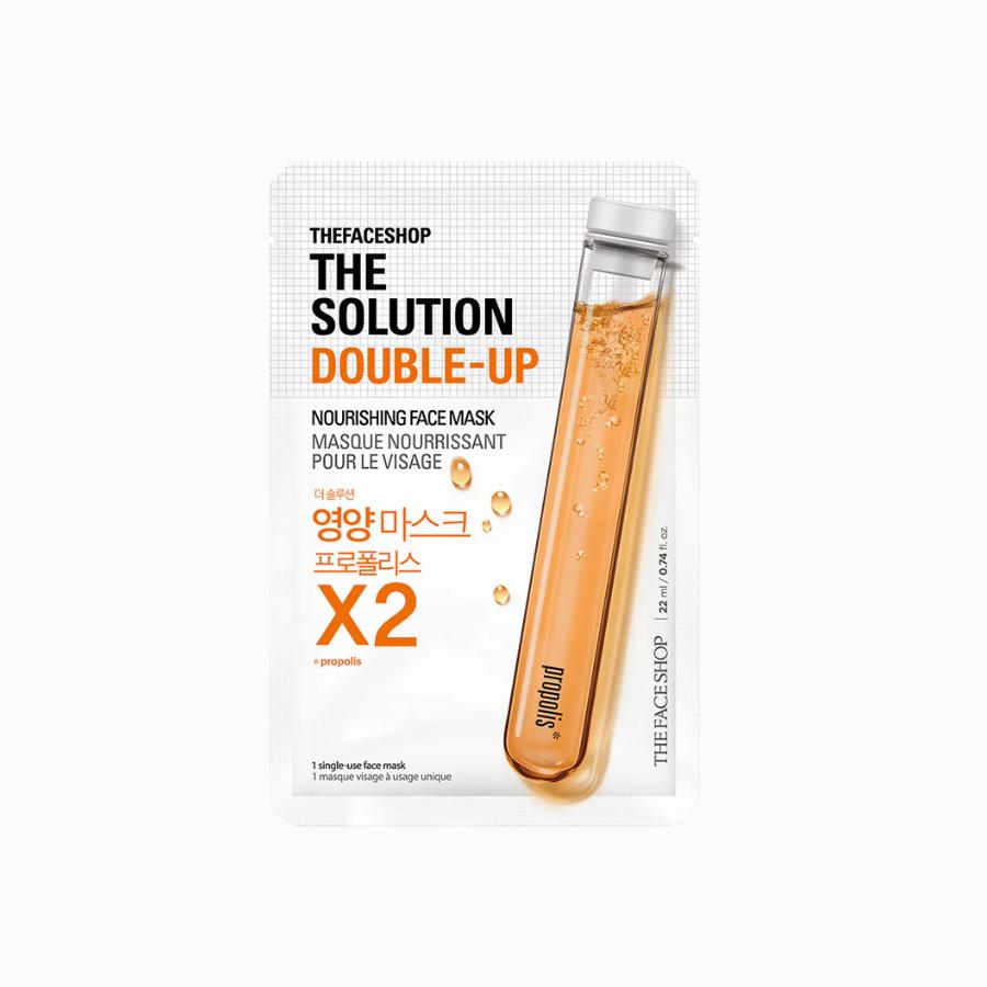 The Face Shop the Solution Double-Up Face Mask 20ml 1+1 (7 Types)