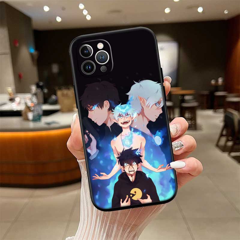 NH11 Blue Exorcist Phone Case for Samsung Galaxy M06 M15 M16 M35 M55 M56 A36 A42 A50 A50S A51 A52 A32 A33 A05 A05S A06 A16 A20