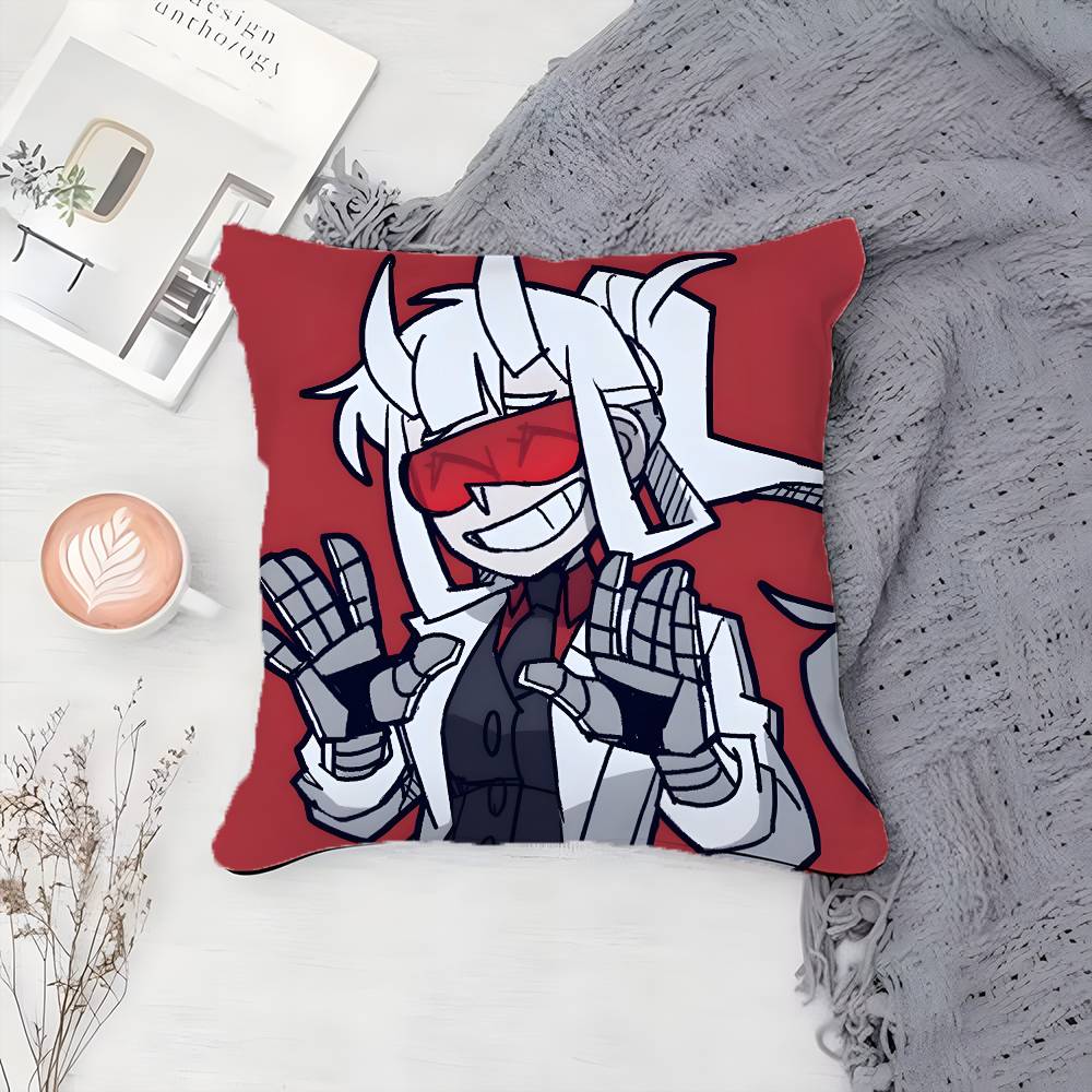 Beautiful Cartoon H-Helltaker-MT The Anime Pillow Case Printing Pillowcase Living Room Sofa Cushion Cover Bedroom Room Decor