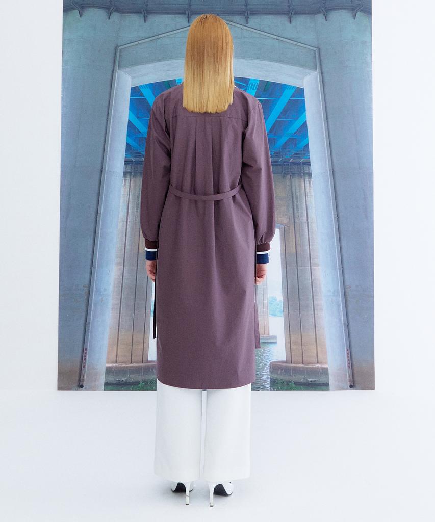 THE STUDIO K Pique Shirt Dress_Brown