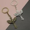 Hot Selling Jewelry, Simple Moth Cross Keychain Pendant