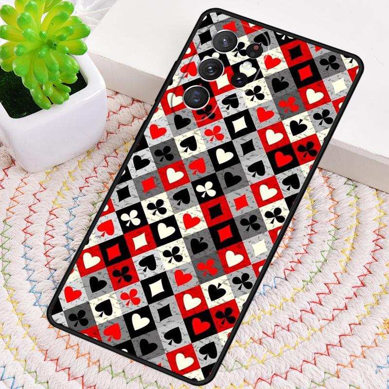 Cards Casino Ace Of Spades Phone Case for Samsung Galaxy note 10 pro S26 Ultra S23 S24 FE S25 S21 S22 PLUS shockproof Cove
