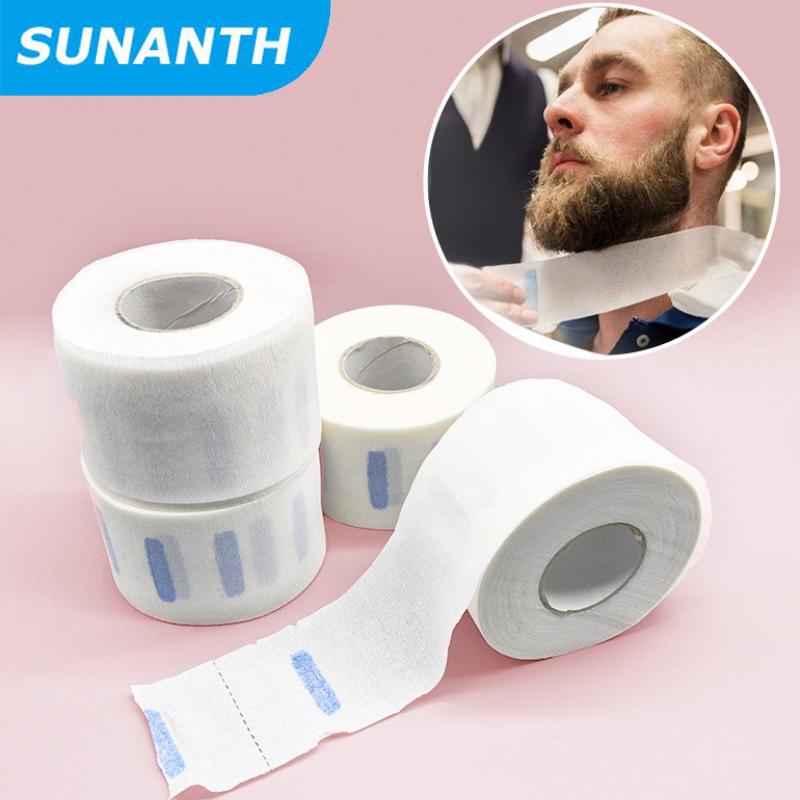 Barber Professional White Neck Paper Barber Disposable Tissue Collar Tapes Salon Hairdressing Necks Covering Tools Accessories