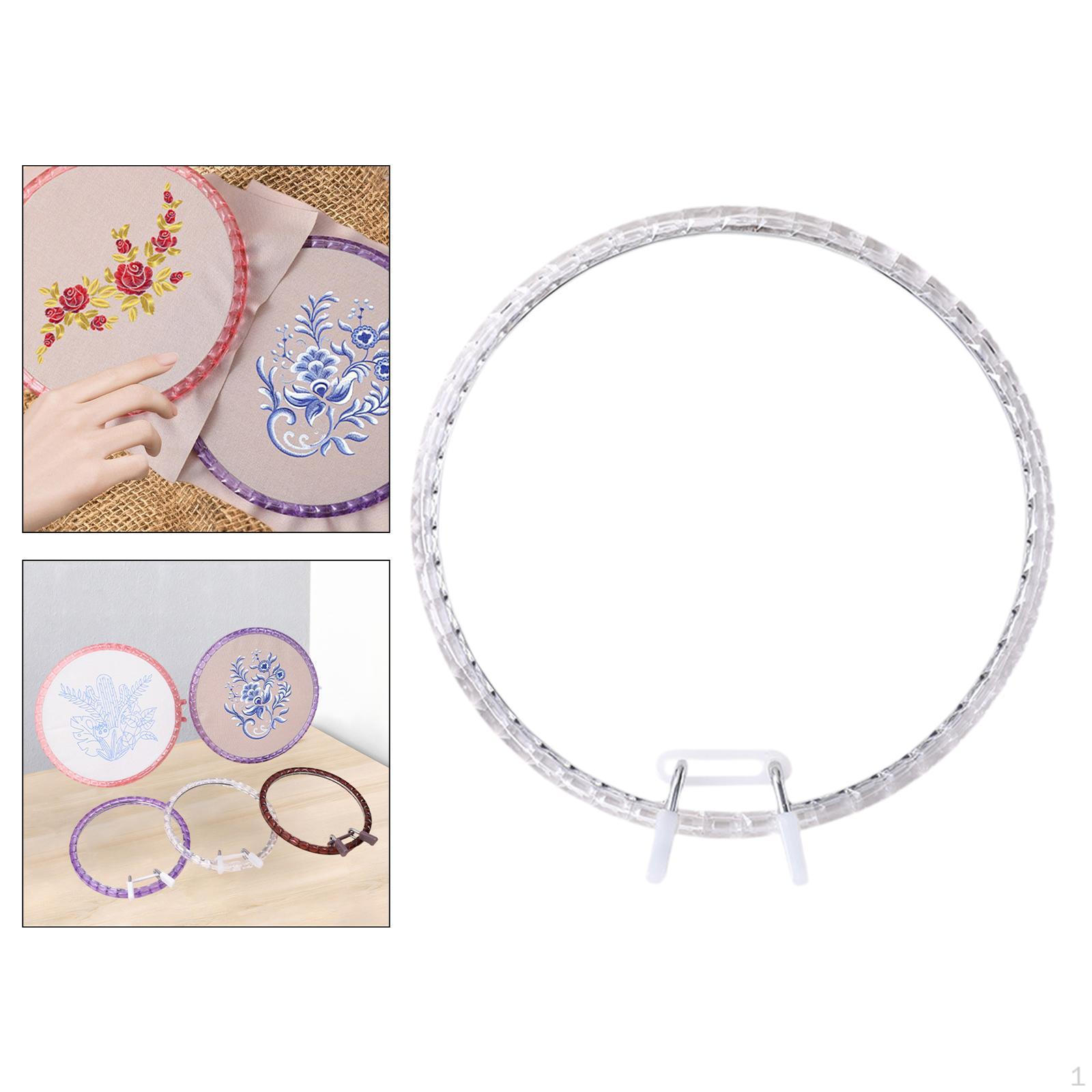 

Embroidery Hoop Circle Quilting 21cm Sp Tension Round Cross Stitch for Needlework Party чистий