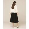 SON JUNG WAN 3d Flower Shirring Skirt Zdk6161040