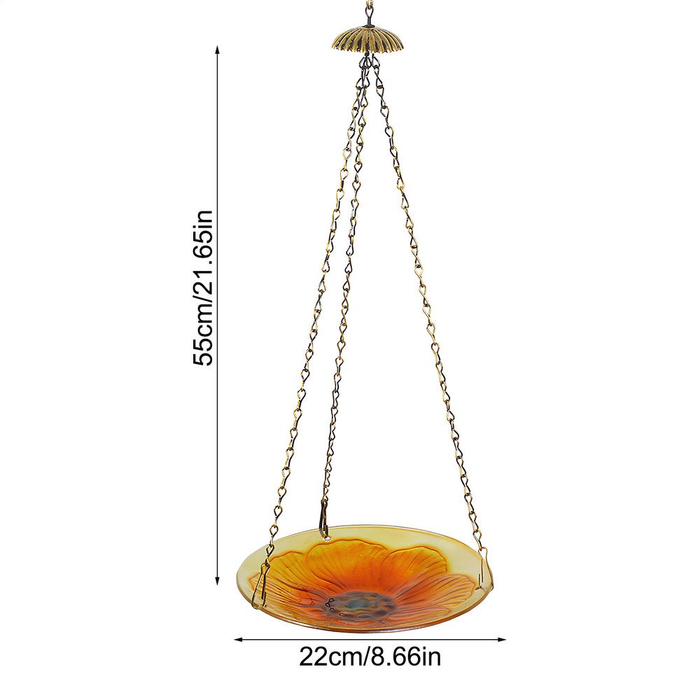 Bird Feeder Elegant Food Tray Decoration Hummingbird Food Feeder For Outdoor Garden Backyard Porch Park