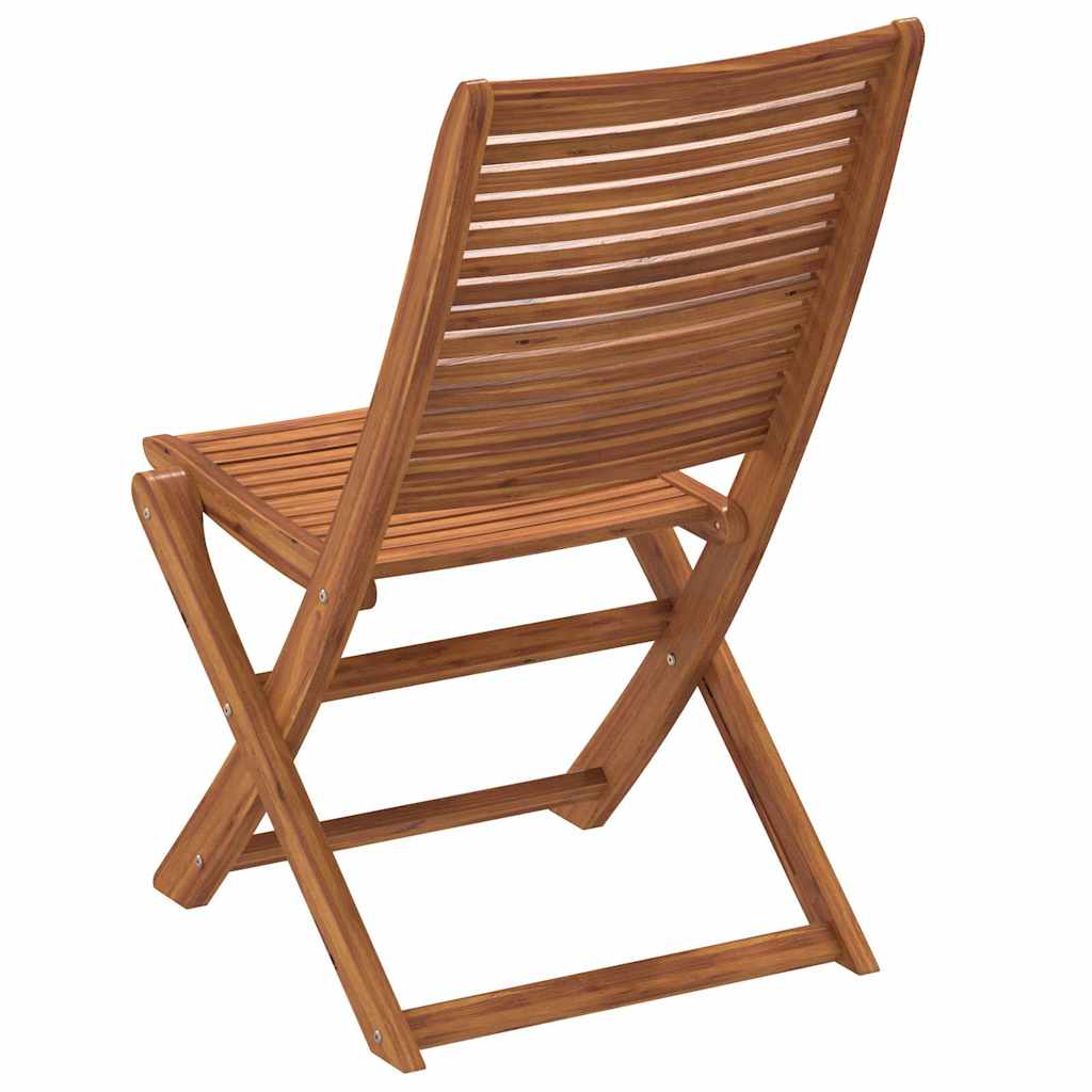 Garden Chairs 8 pcs Foldable 51 x 66 x 95 cm Solid Acacia Wood