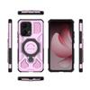 For Oppo Reno13 Pro 5G Magnetic Case Rotating Metal Kickstand PC+TPU Phone Back Cover