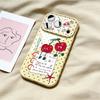 Red cherry is suitable for iPhone17/17Pro mobile phone case, anti-drop Apple 16/15 protective case 14 new models.