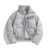 Retro Kurze Baumwollkleidung Herren Winter Stehkragen Jacke Trendige Marke Fortgeschrittener Sinn Clnf Verdickte Brotkleidung Damen