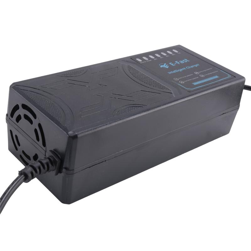 48V 20AH Electric Vehicle Charger 7 Light Display Power Display Current Leakage Protection/Full Pulse EU Plug
