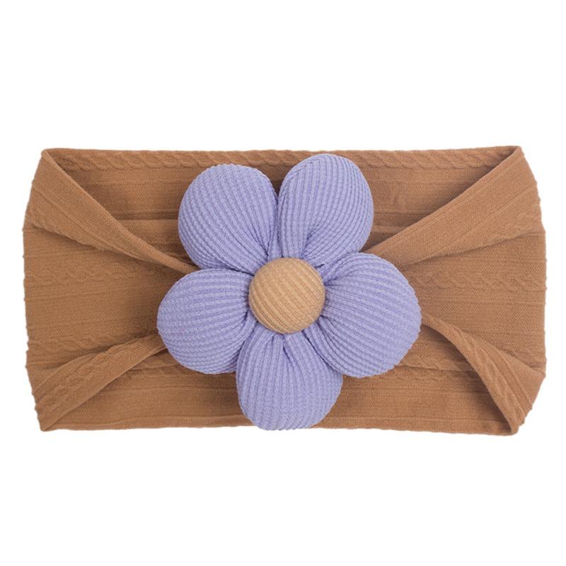 Autumn new baby jacquard elastic hair accessories, children's soft and comfortable headgear headband, baby headband