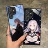 Wandering Witch Elaina Glass Mobile Phone Case for Samsung Galaxy S26 S25 S24 S23 S22 S21 S20 Note20 Plus FE Ultra Cover