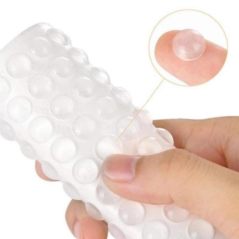 

100 шт. бамперы для дверей шкафа, самоклеящиеся силиконовые ограничители для дверей, мебельные накладки, резиновый демпфер 100pcs белый