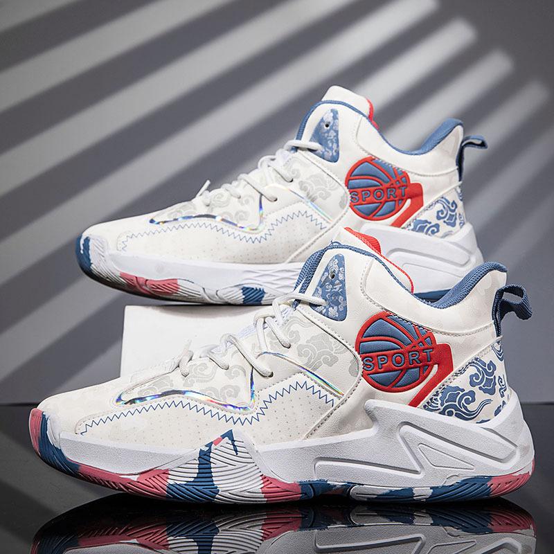 

Высокие баскетбольные кроссовки мужские весна и осень новые молодежные игровые тренировочные спортивные кроссовки амортизация студенческие уличные настоящие боевые кроссовки 36