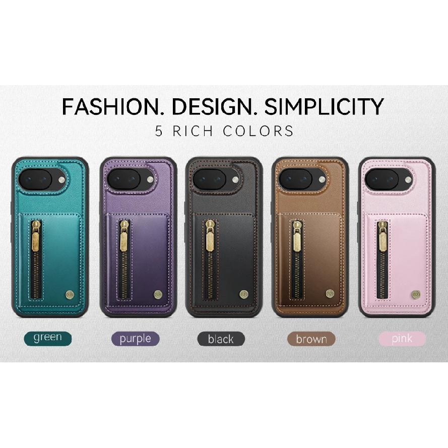 2 in 1 Detachable Magnetic Cards Solt Wallet Leather Case for Google Pixel 10 Pro XL 9A 9 8 8A 7A 7 Shockproof RFID Stand Cover
