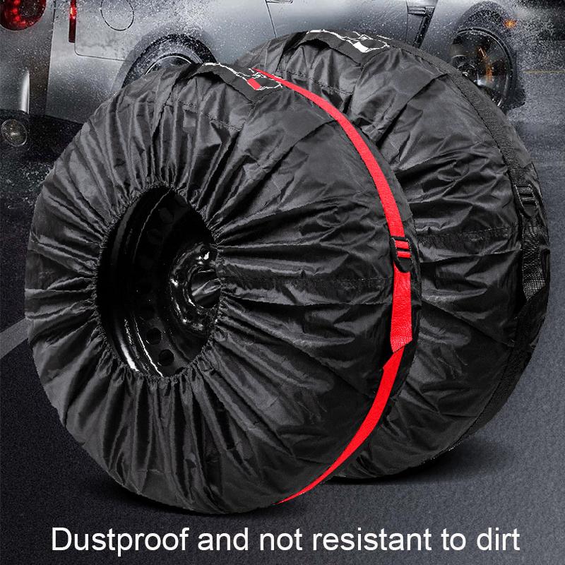Universal S/L Spare Tire Cover Case Polyester Car Tyre Storage Bags Automobile Tyre Accessories Auto Vehicle Wheel Protector