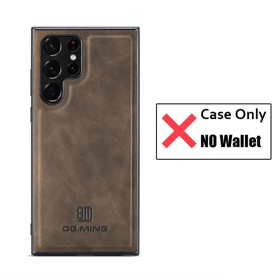 Luxury Magnetic Leather Wallet Case for Samsung Galaxy S25 Ultra S24 S23 S20 S21 S22 Plus Note 20 Kickstand Card Holder Cover