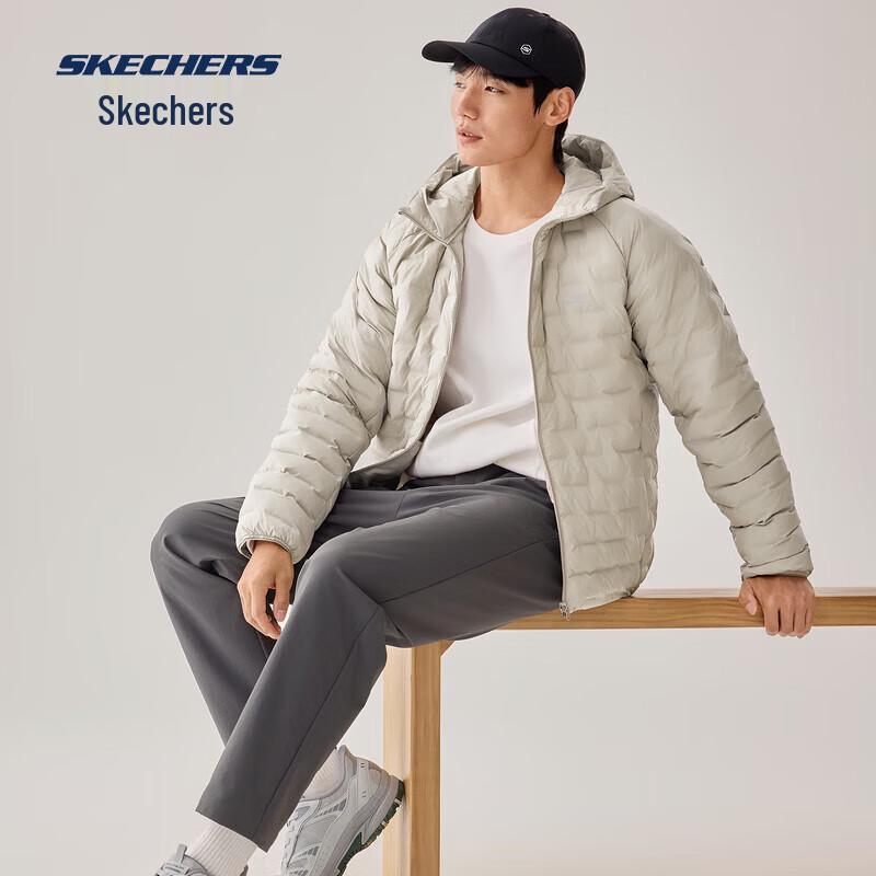 Skechers Men s Autumn/Winter Hooded Padded Jacket P425M178 L