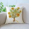 45x45cm Pillowcase Embroidery Flowers Pillow Cover Flower Decorative Pillows Throw Pillow Cases Sofa Living Room Home Decor