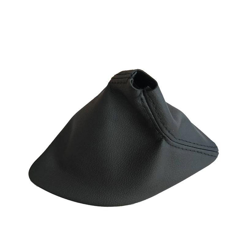 Right Hand Driving Car Shift Gear Stick Manual Shift Boot Black Leather Boot For BMW 1 Series E81 E82 E87 E88 Car Styling