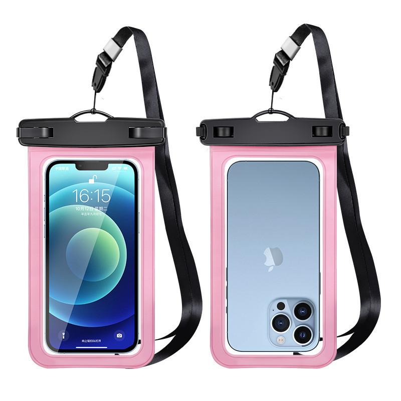 Waterproof Phone Case Pvc Touchscreen Compatible For Swimming And Outdoors