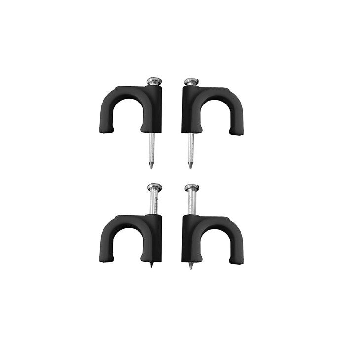 Agrafe Serre-câble Noire Pour Tuyau Tubulaire 2x1 N° 6 (boîte 100 U.)