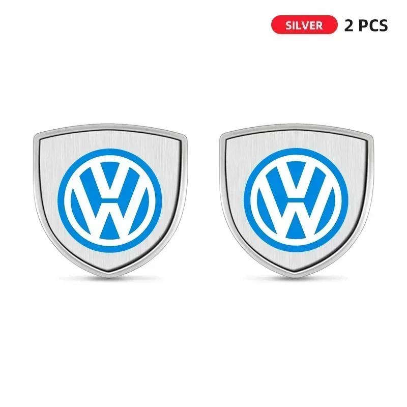 1PCS 3D Metal Car Emblem Rear Trunk Side Window Body Sticker For Volkswagen VW Golf 4 7 MK3 4 7 Touran Polo Passat Accessories