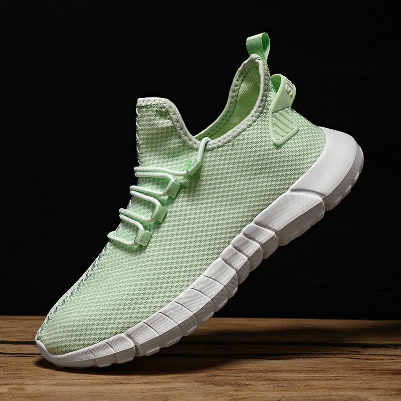 

Мужские весенние низкие кеды, супер легкие сетчатые дышащие кроссовки большого размера, повседневная спортивная обувь 41 циан