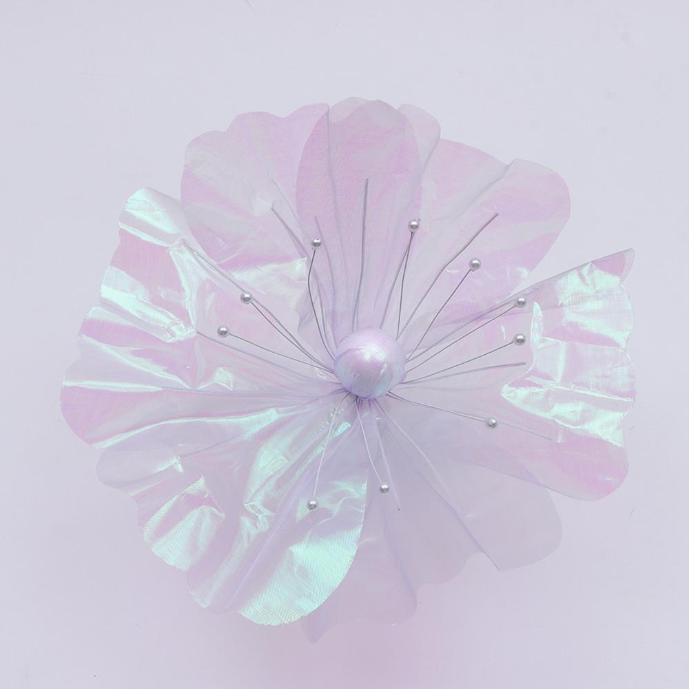 Hollow Design Large Artificial Flower Silk Material 3D Poppy Flower Silk Flower Floral Arrangement