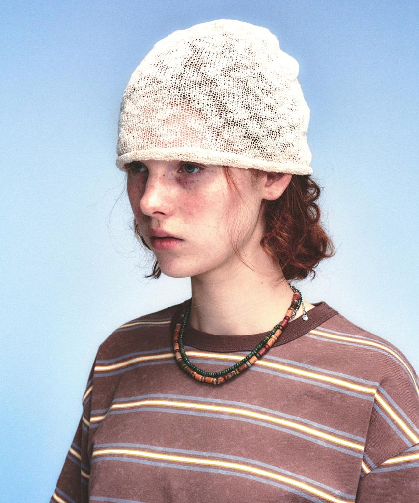 MAINBOOTH Button Turban Beanie(Ivory)