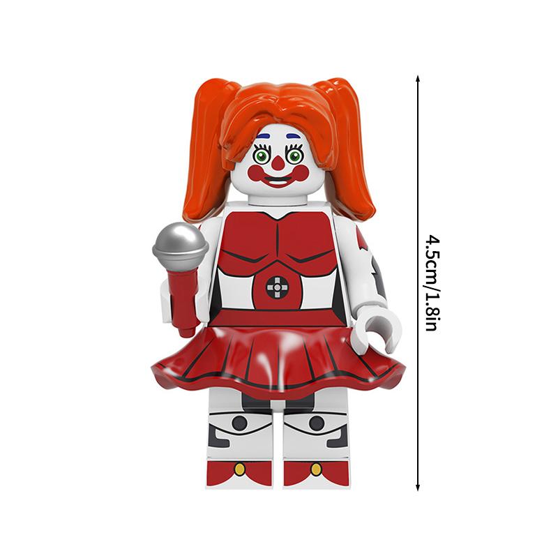 Entzückendes Freddy Bonnie Mini-Blöcke Ornament Heißes Spiel Figur Cartoon Montagebausteine Spielzeug Partygeschenke Kindergeschenke
