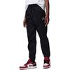 Knitted Sweatpants Kids' Apparel, Solid Color Lace Up Casual Fleece Lined Elastic Cuff Black Kids' FZ1875-010