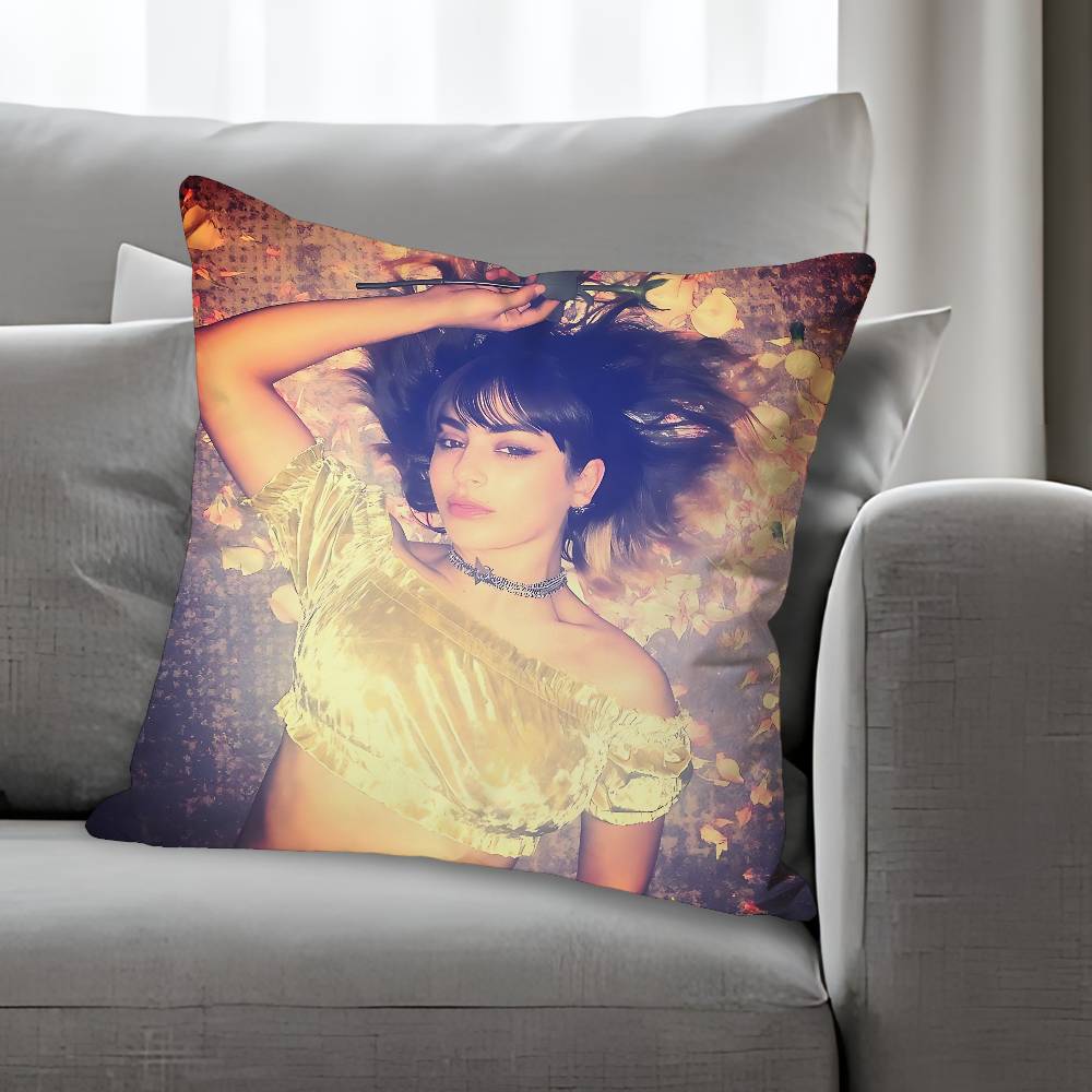 CCharli XXcx Singer Various Sizes Square Pillow Case For Car Home Bedchamber Decor Custom Valentine Gift